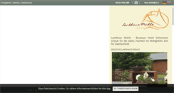 Desktop Screenshot of landhaus-muehle.de