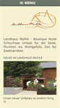 Mobile Screenshot of landhaus-muehle.de